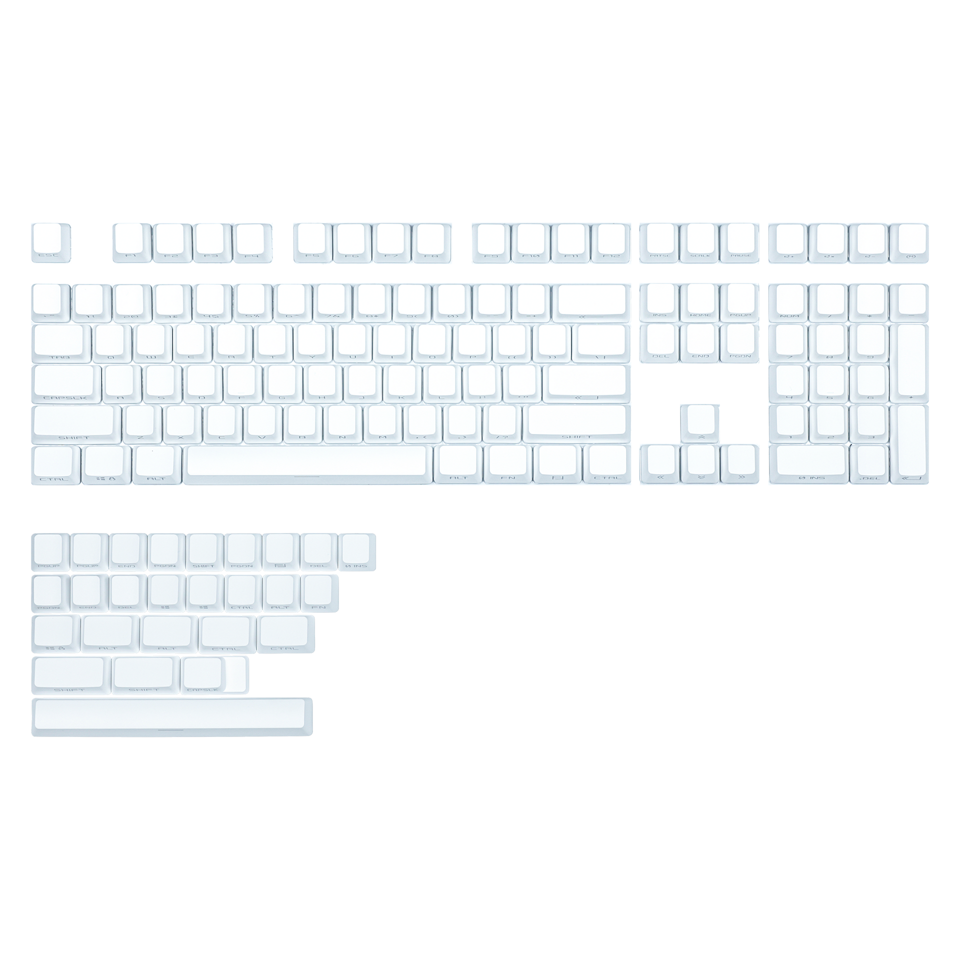 Chosfox OEM Profile Side Print Gradient Keycaps Set - 134 Keys-Chosfox