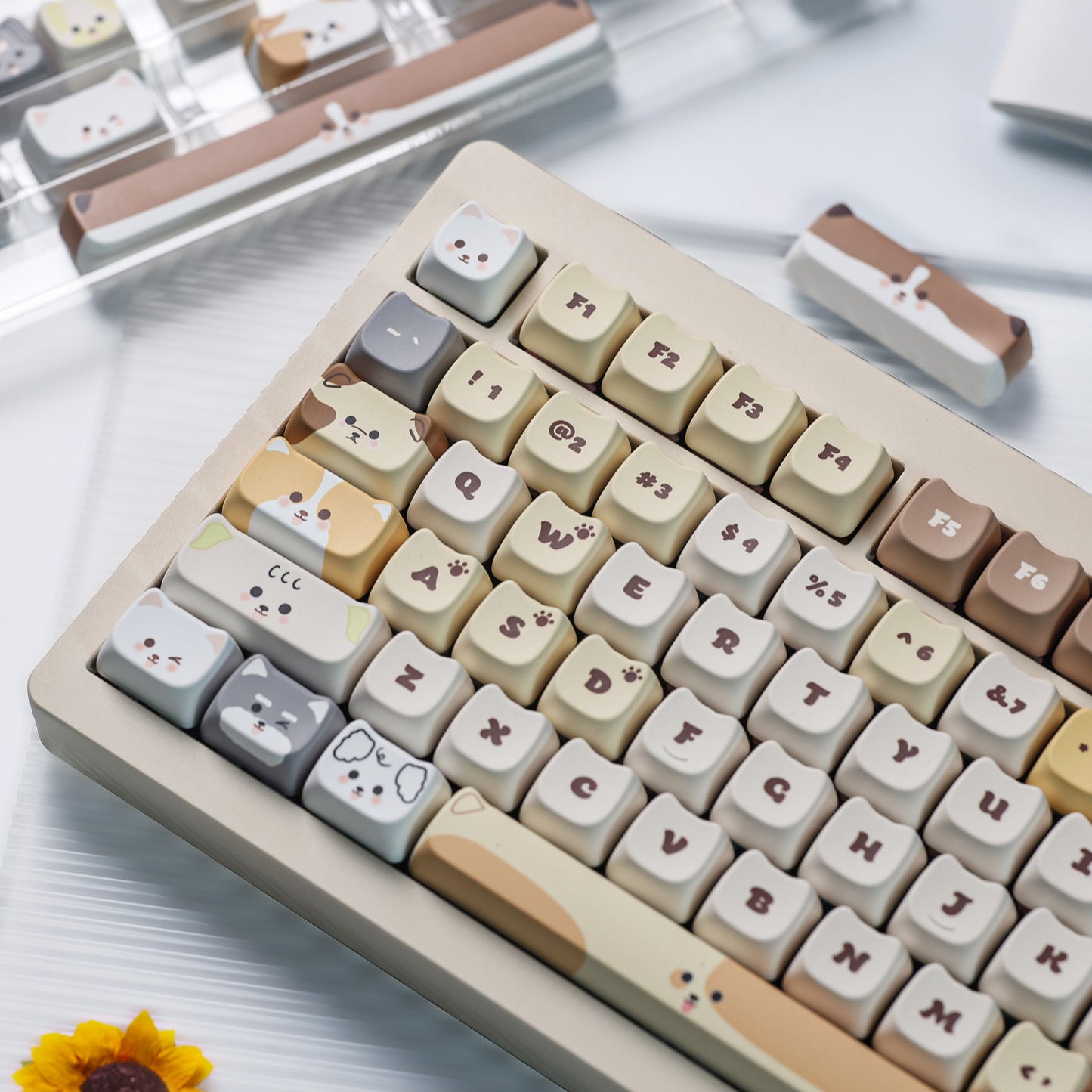 Chosfox & SoulCat MAO Profile PBT Keycaps Set-143keys