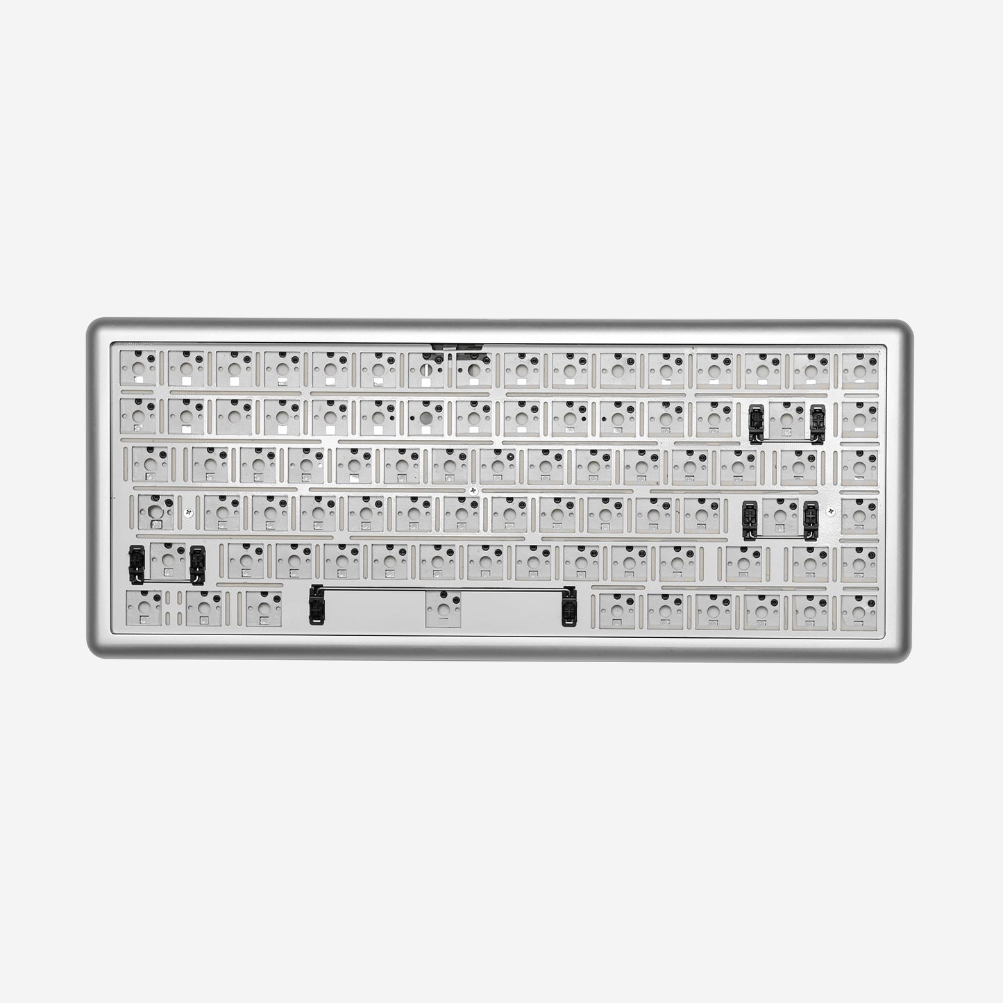 Chosfox Vero75 Low-profile Keyboard Kit, Space Silver
