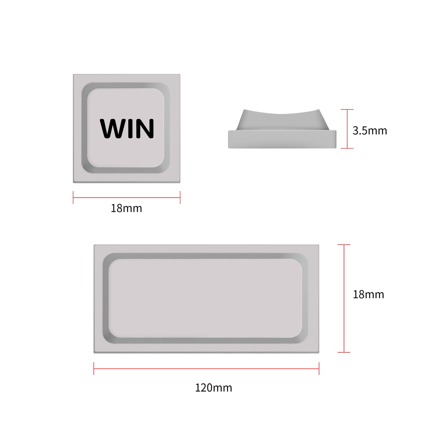 Chosfox LAK Low-profile Keycaps Set