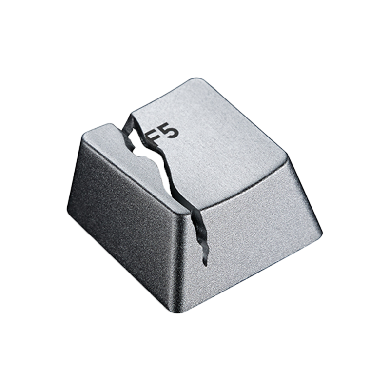 Full Metal Broken F5 Keycap-Chosfox