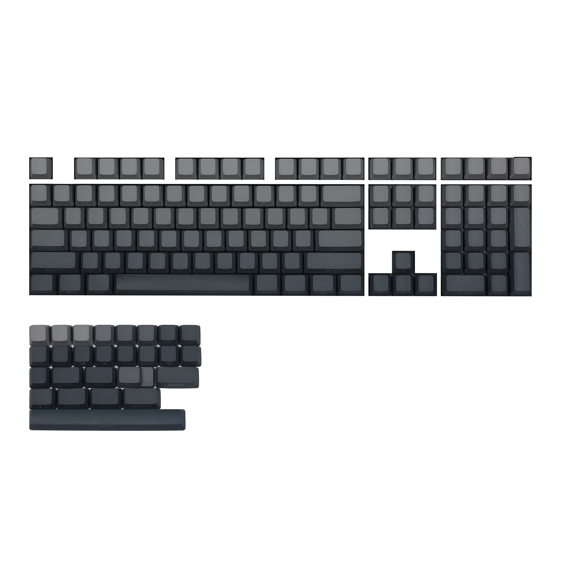 Chosfox OEM Profile Side Print Gradient Keycaps Set - 134 Keys-Chosfox