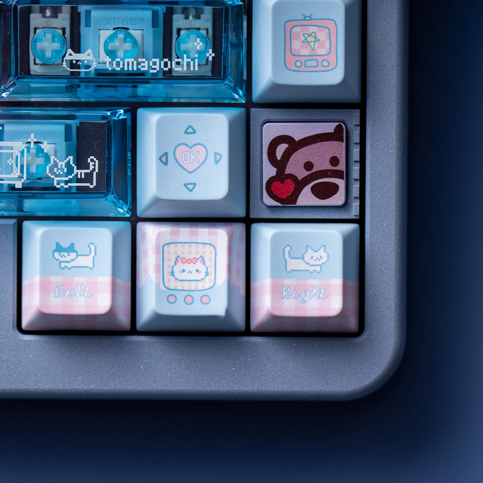Chosfox & Soulcat Electro Meow Artisan Keycap Set – Chosfox