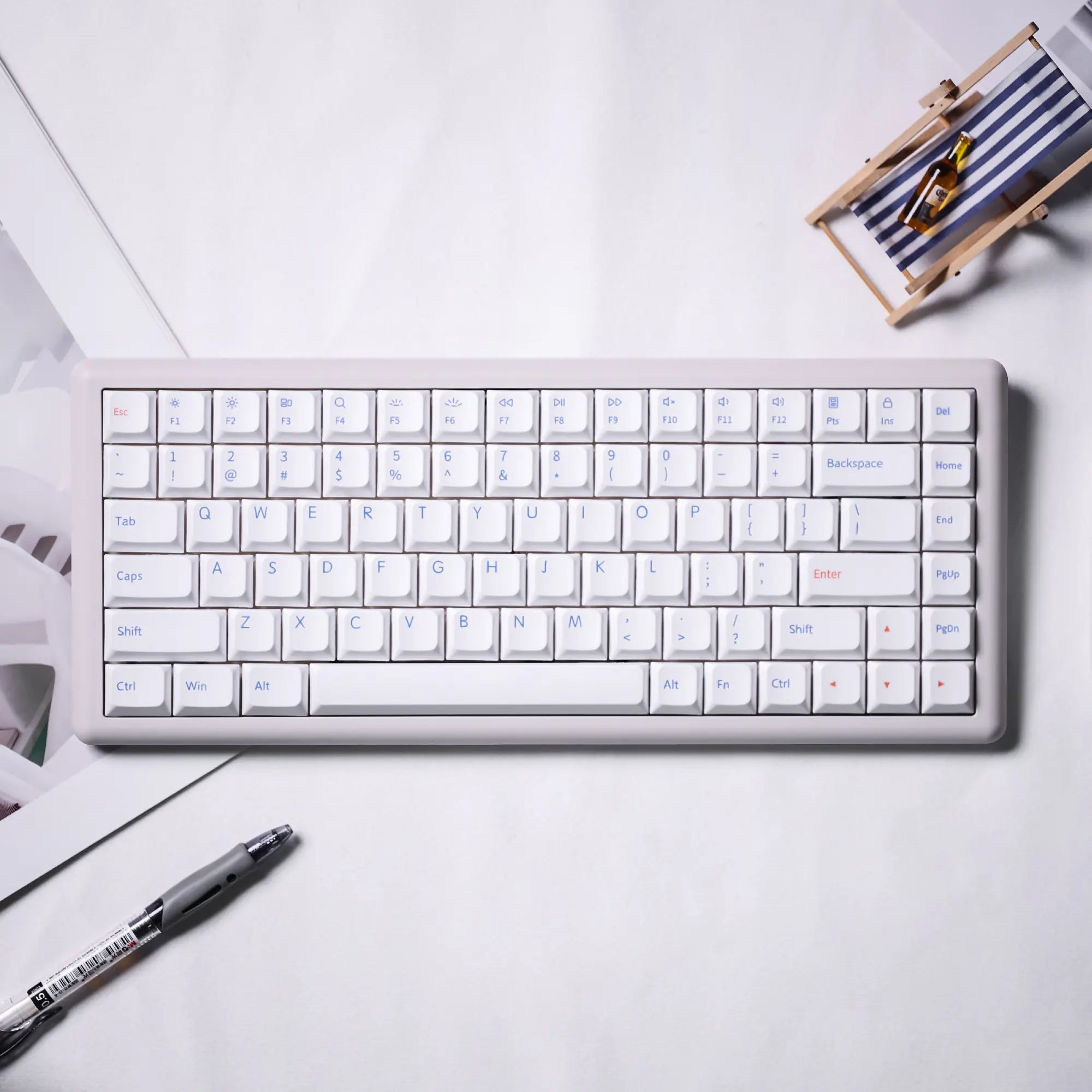 Vero75 Low-Profile QMK/VIA Mechanical Keyboard
