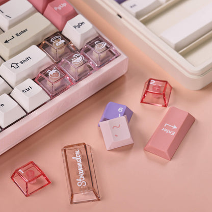 Chosfox & ET Creamy Strawmelon Keycap Set