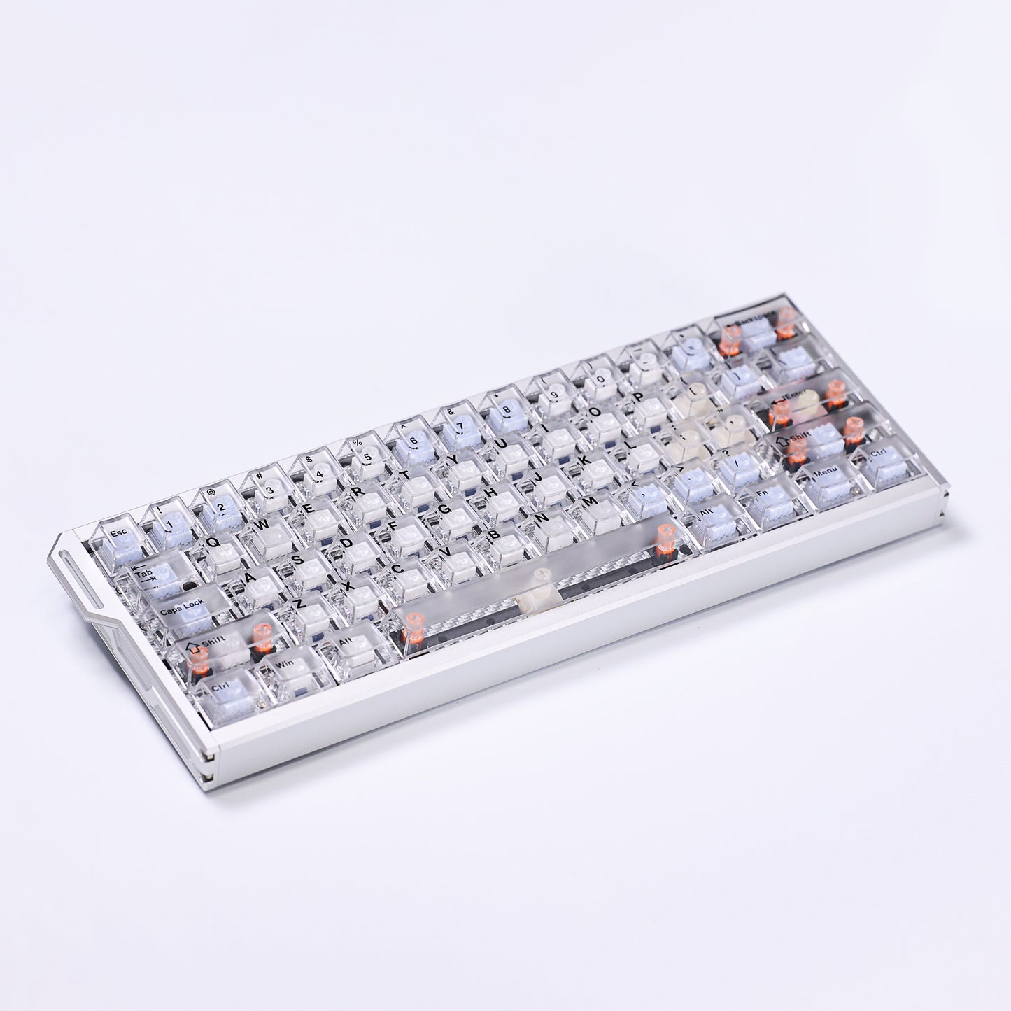 White Red Purple Transparent Frosted Cherry Height Keycaps-123keys