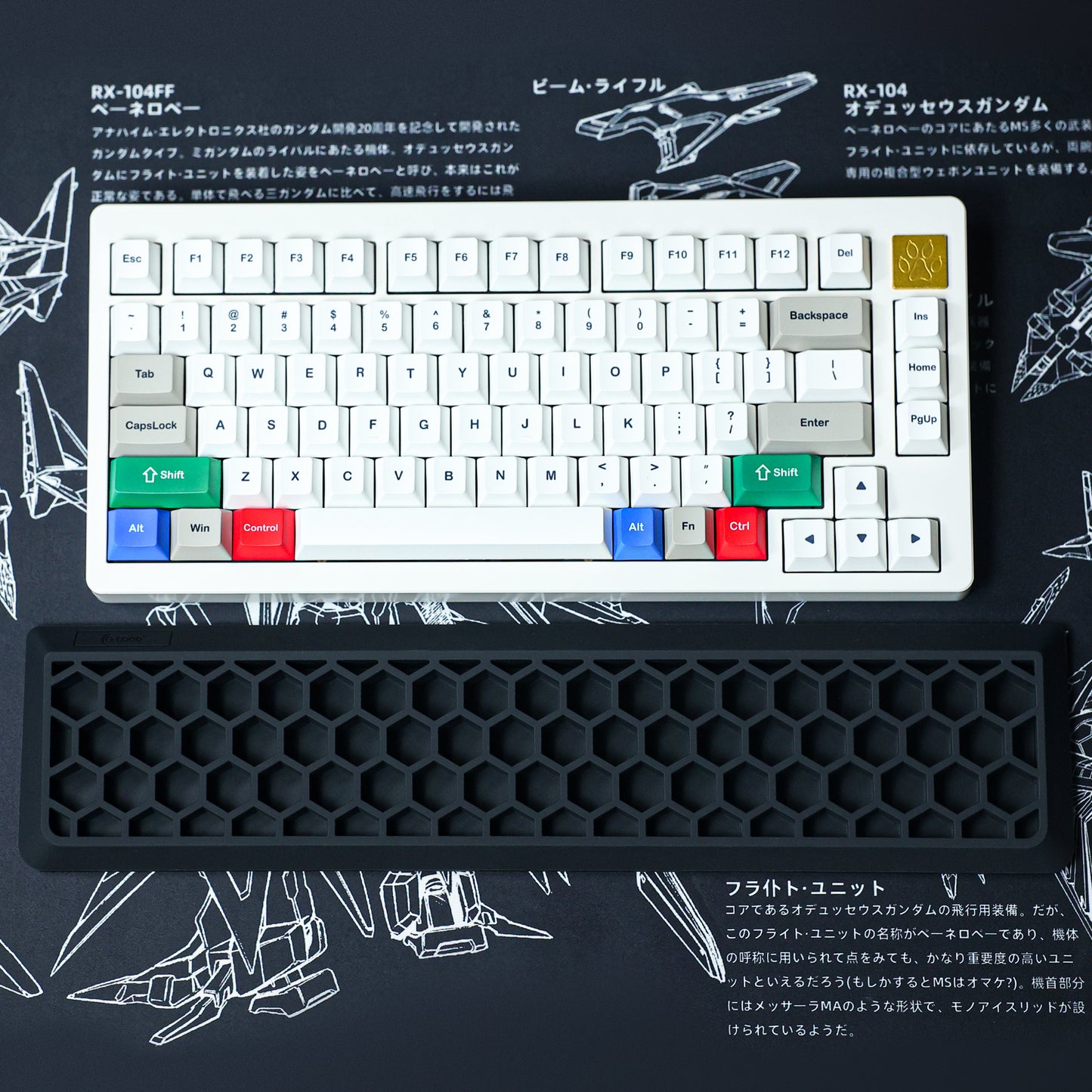 Chosfox Honeycomb Silicone Wrist Rest