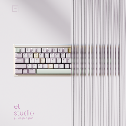Chosfox & ET Taro Pistachio Paste Keycap Set