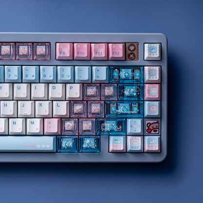 Chosfox & Soulcat Electro Meow Artisan Keycap Set