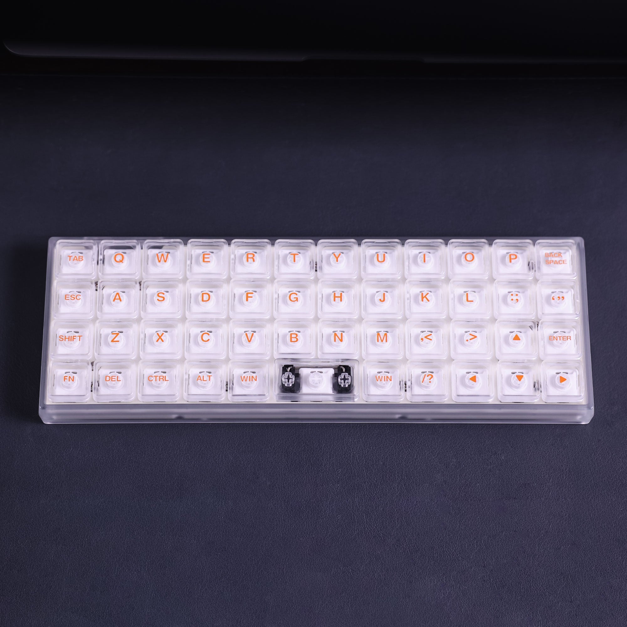 K-POP・アジア 3D GLASS LCK transparency Keycap Set for Choc V2 – Chosfox