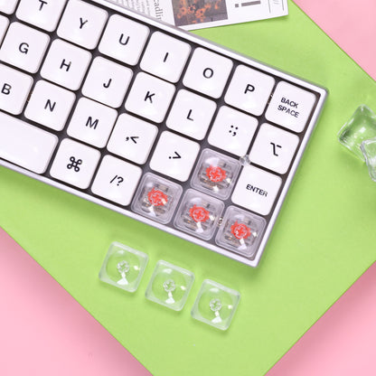 Touches de Mahjong Chosfox pour commutateurs à profil bas à tige croisée