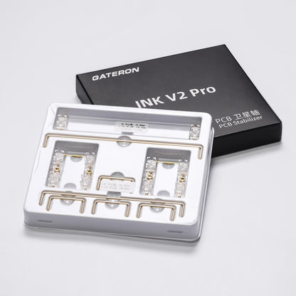 Gateron Ink V2 Pro PCB Stabilizer Black White Transparent