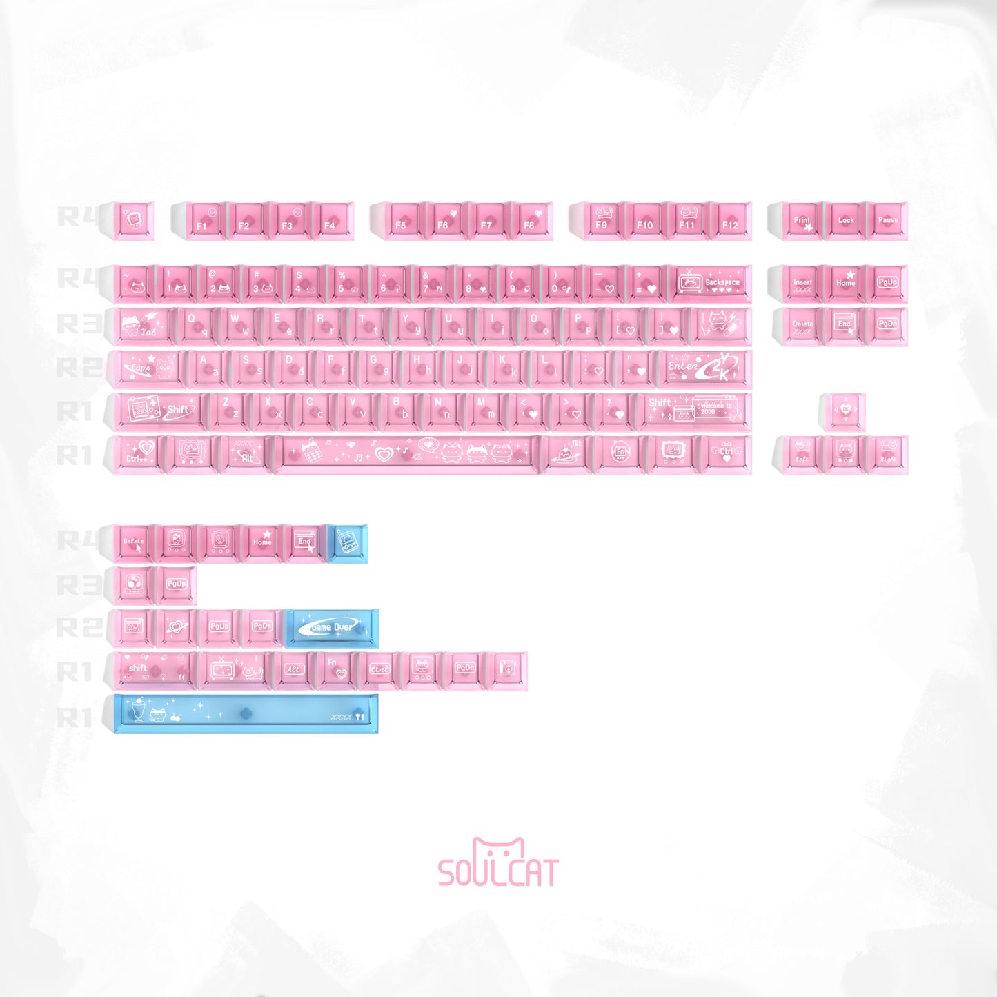 SOUL CAT Jello PC Keycap Set