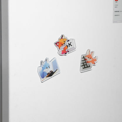 Chosfox Exclusive Stickers & Fridge Magnets Set
