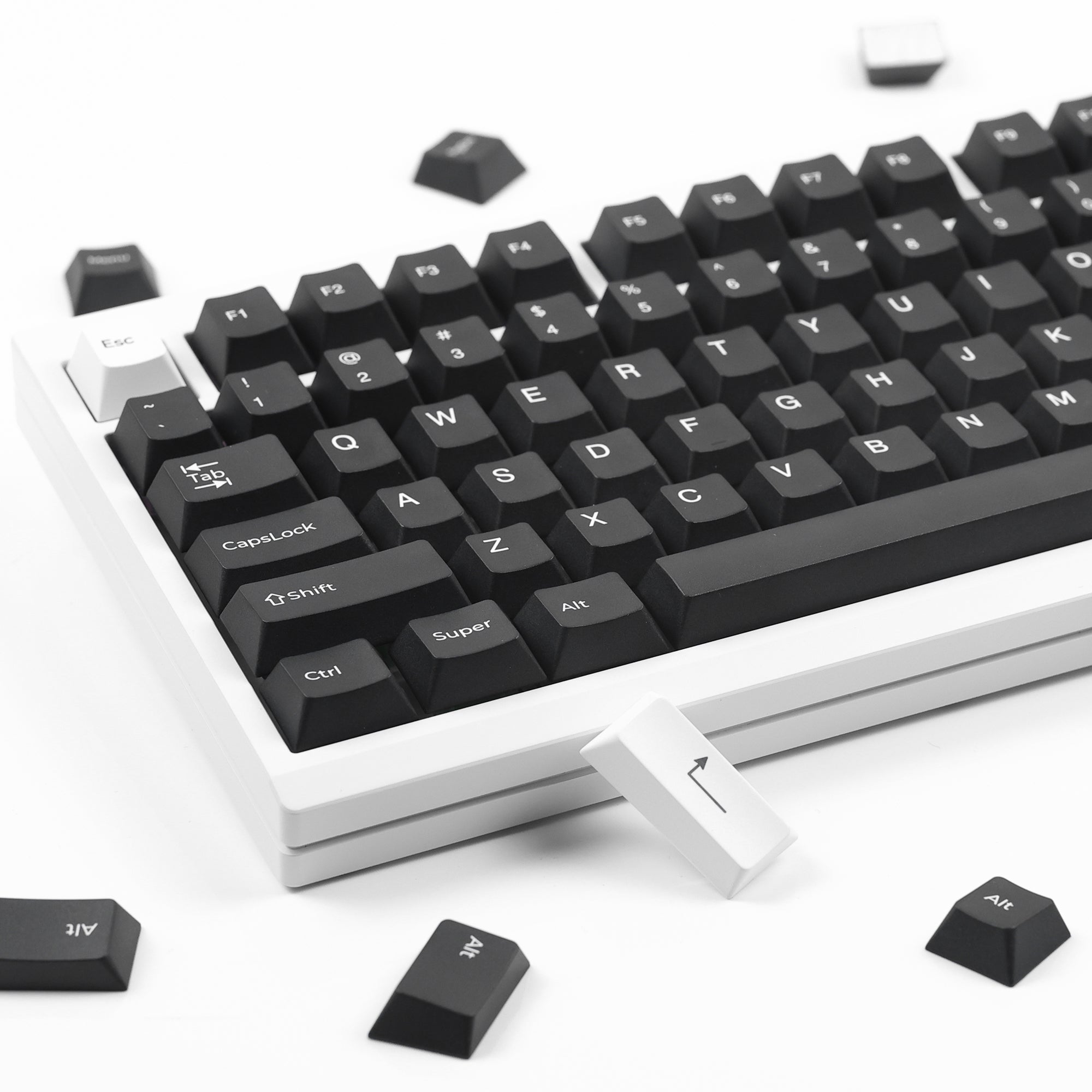 ChocFox Twilight Black  PBT Bow Keycap Set