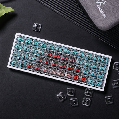 Chosfox CFX-Alpha Crystal Choc V1 Keycap Set-70 Keys