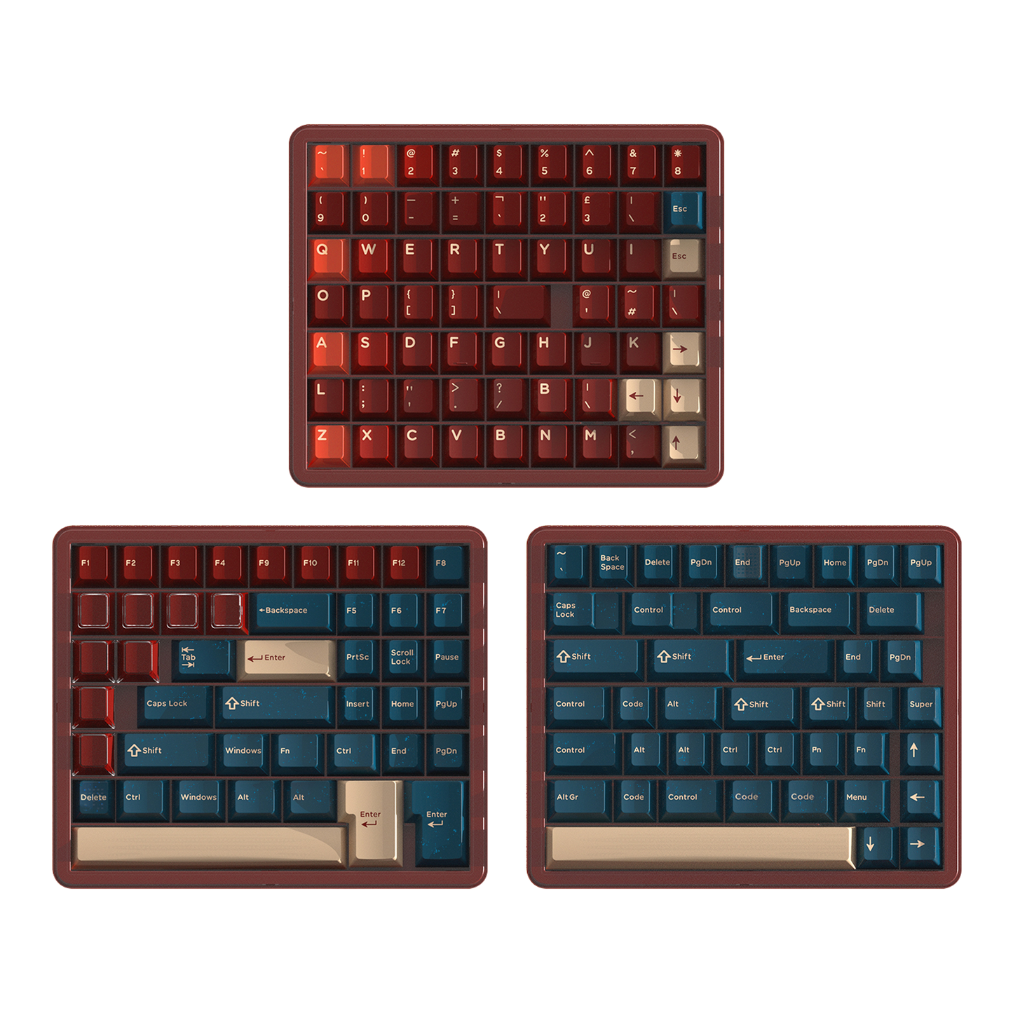 Hifi Fox Studio x Domikey | Red Bean Keycaps-Chosfox