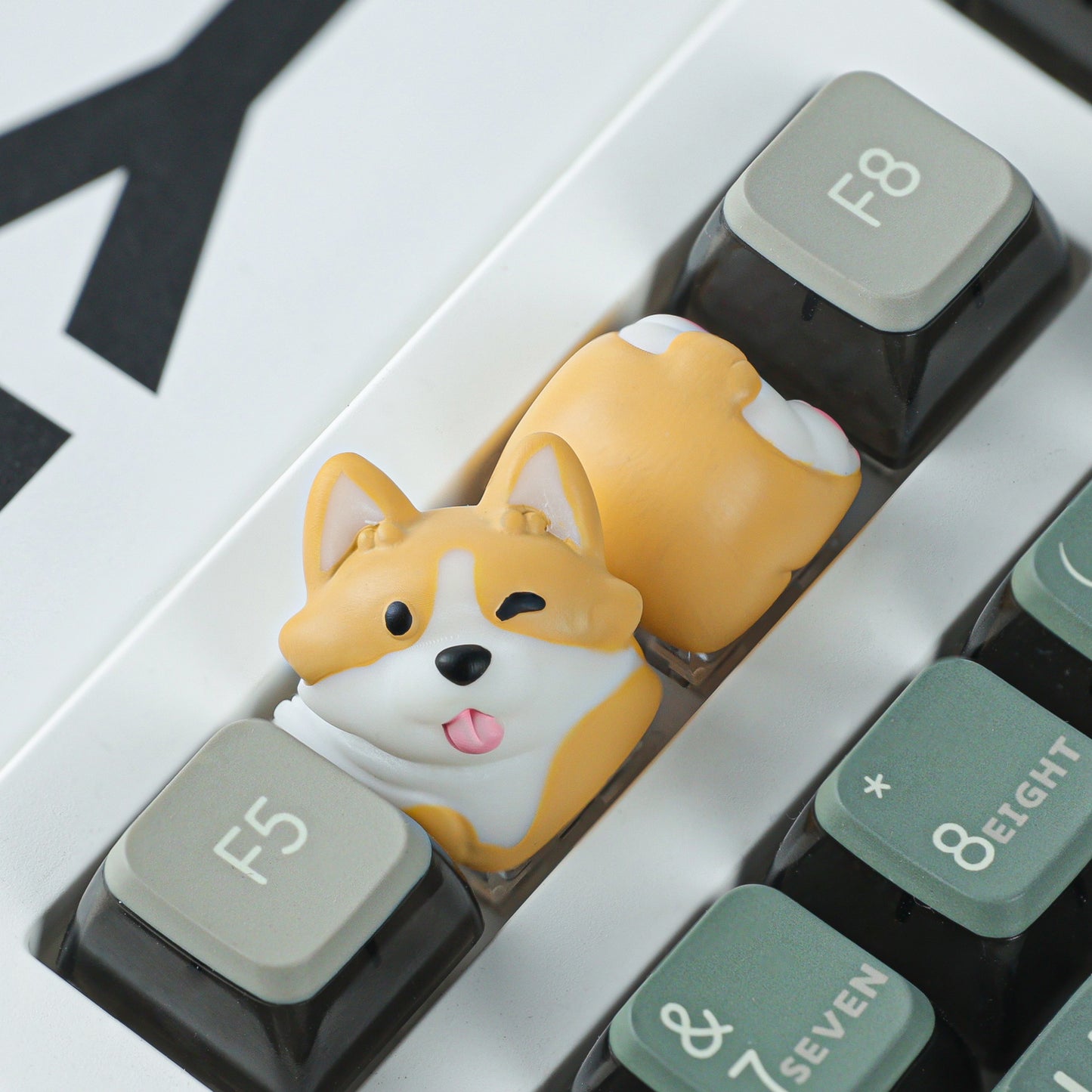 Corgi Resin Artisan Keycaps-Chosfox