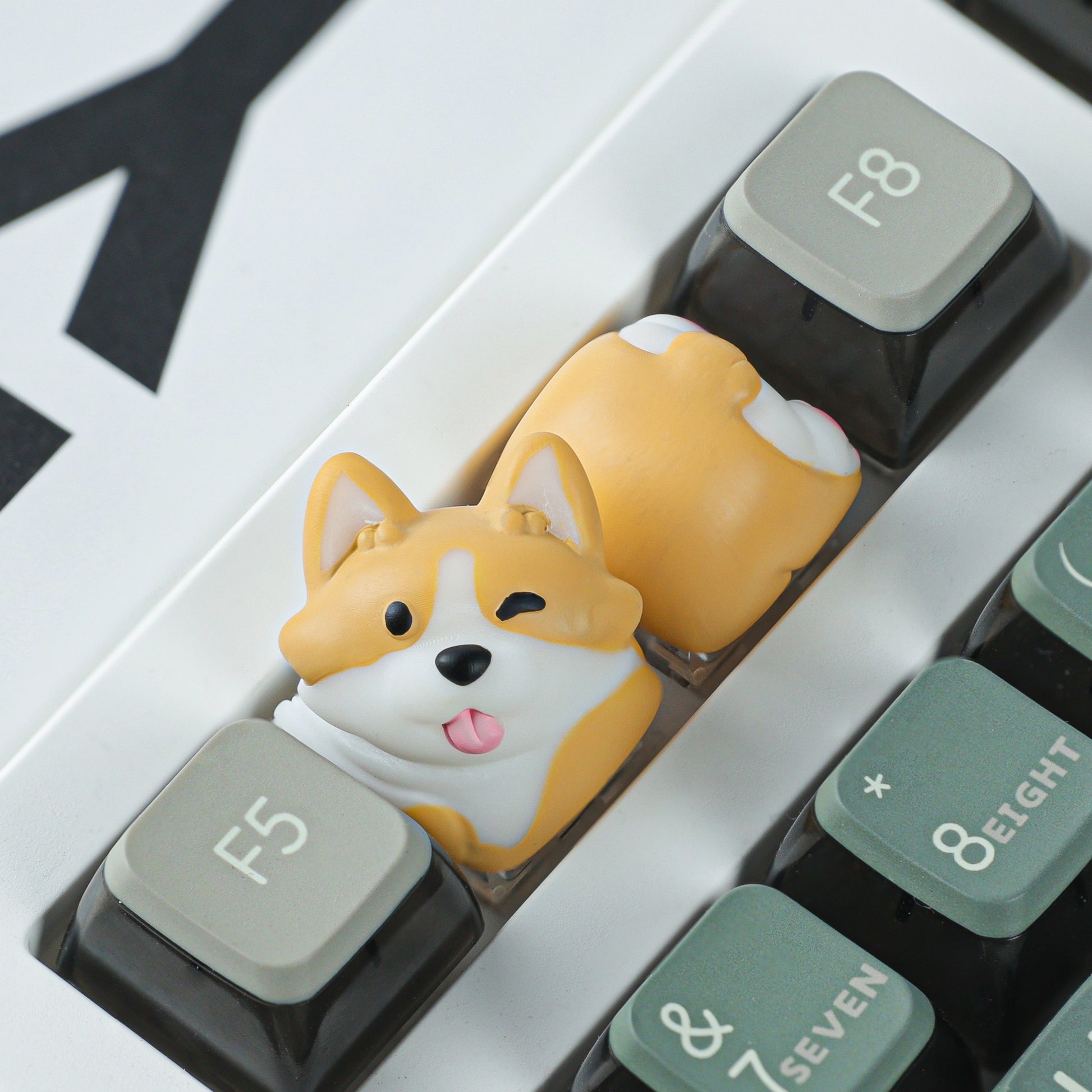 Corgi Resin Artisan Keycaps-Chosfox