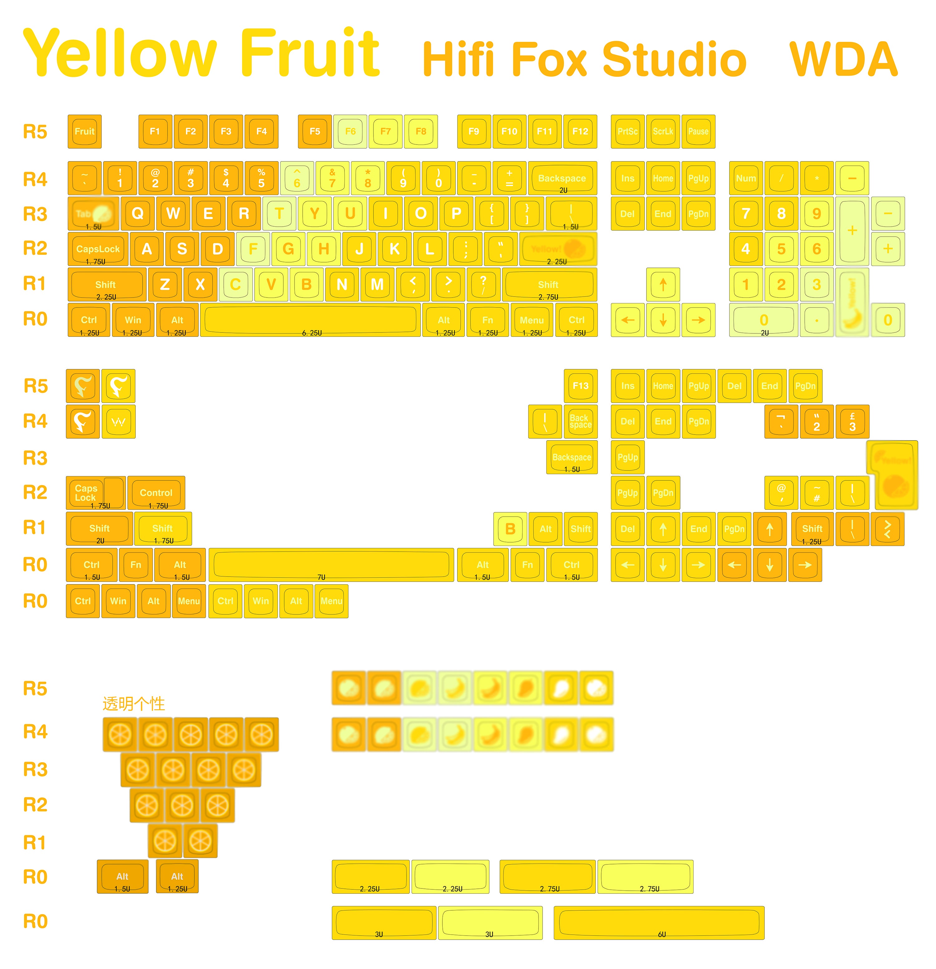 ハイファイフォックス x WPJ |イエロー フルーツ WDA プロファイル