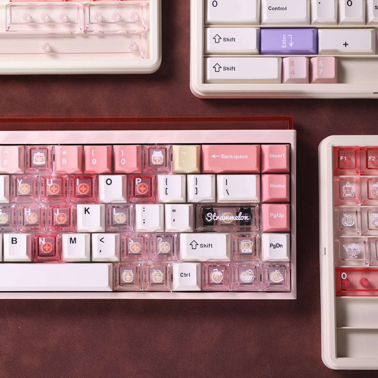 Chosfox & ET Creamy Strawmelon Keycap Set
