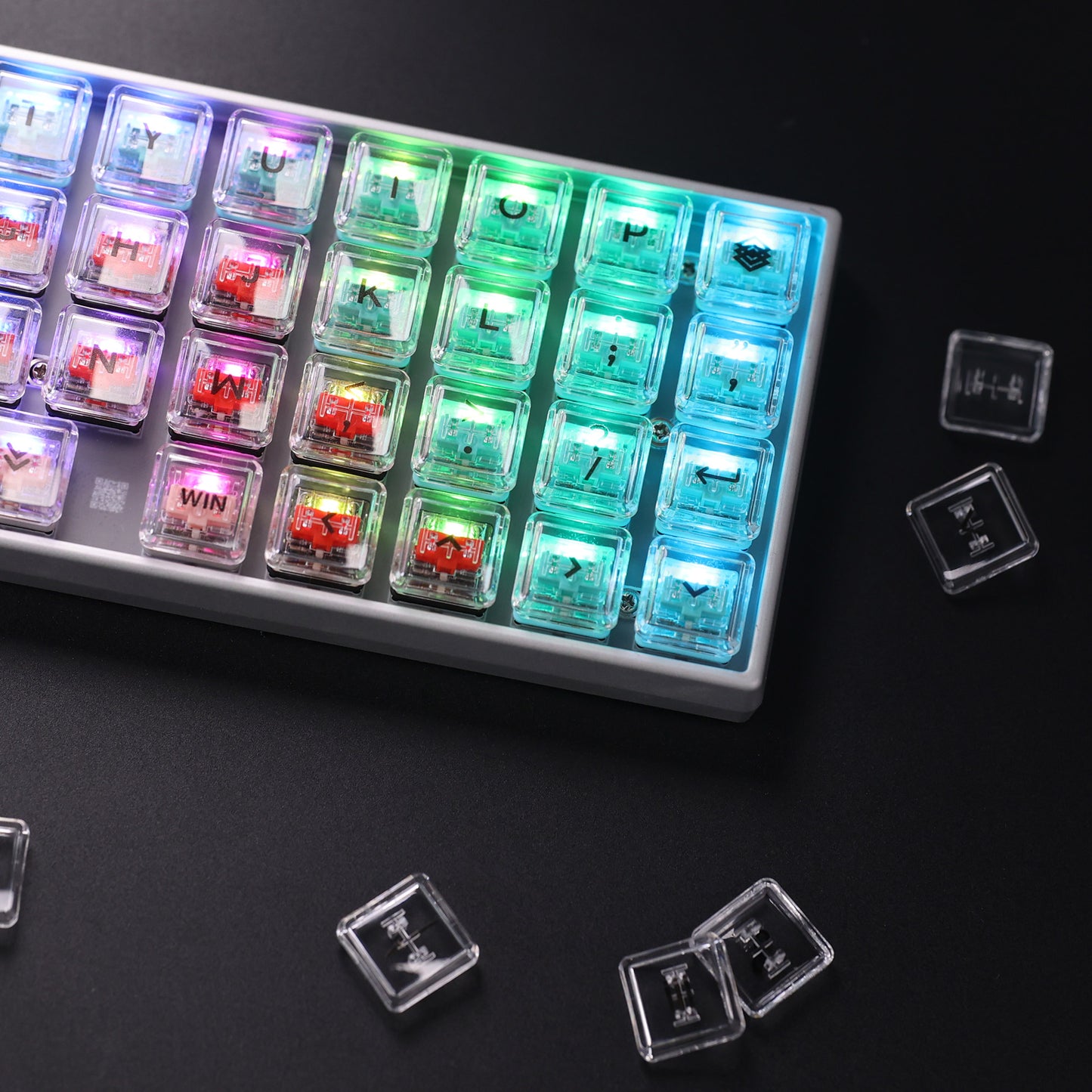 Chosfox CFX-Alpha Crystal Choc V1 Keycap Set-70 Keys