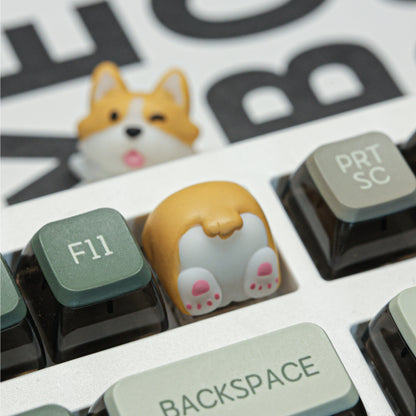 Corgi Resin Artisan Keycaps-Chosfox