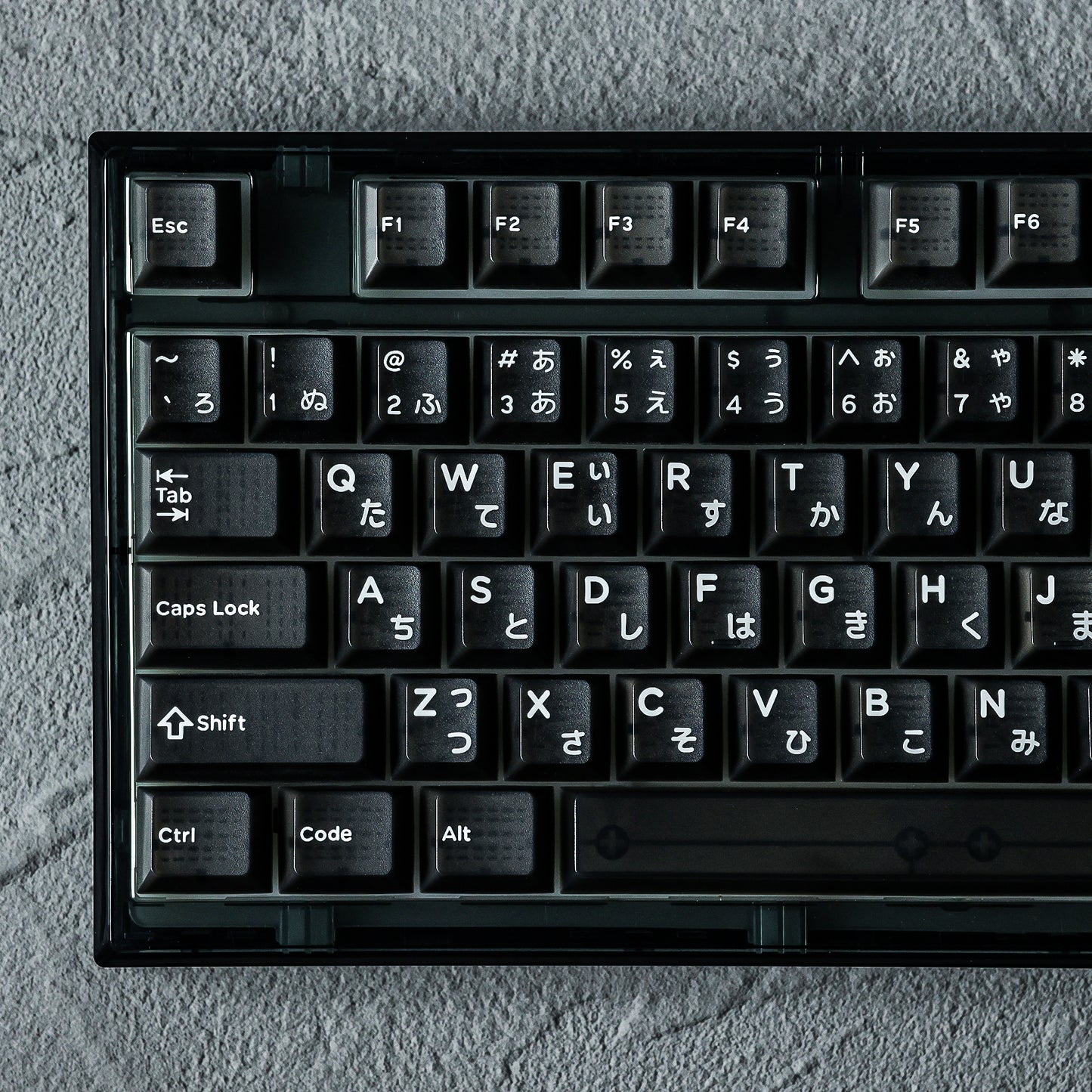 Domikey Obsidian WOB Cherry Keycaps-Chosfox