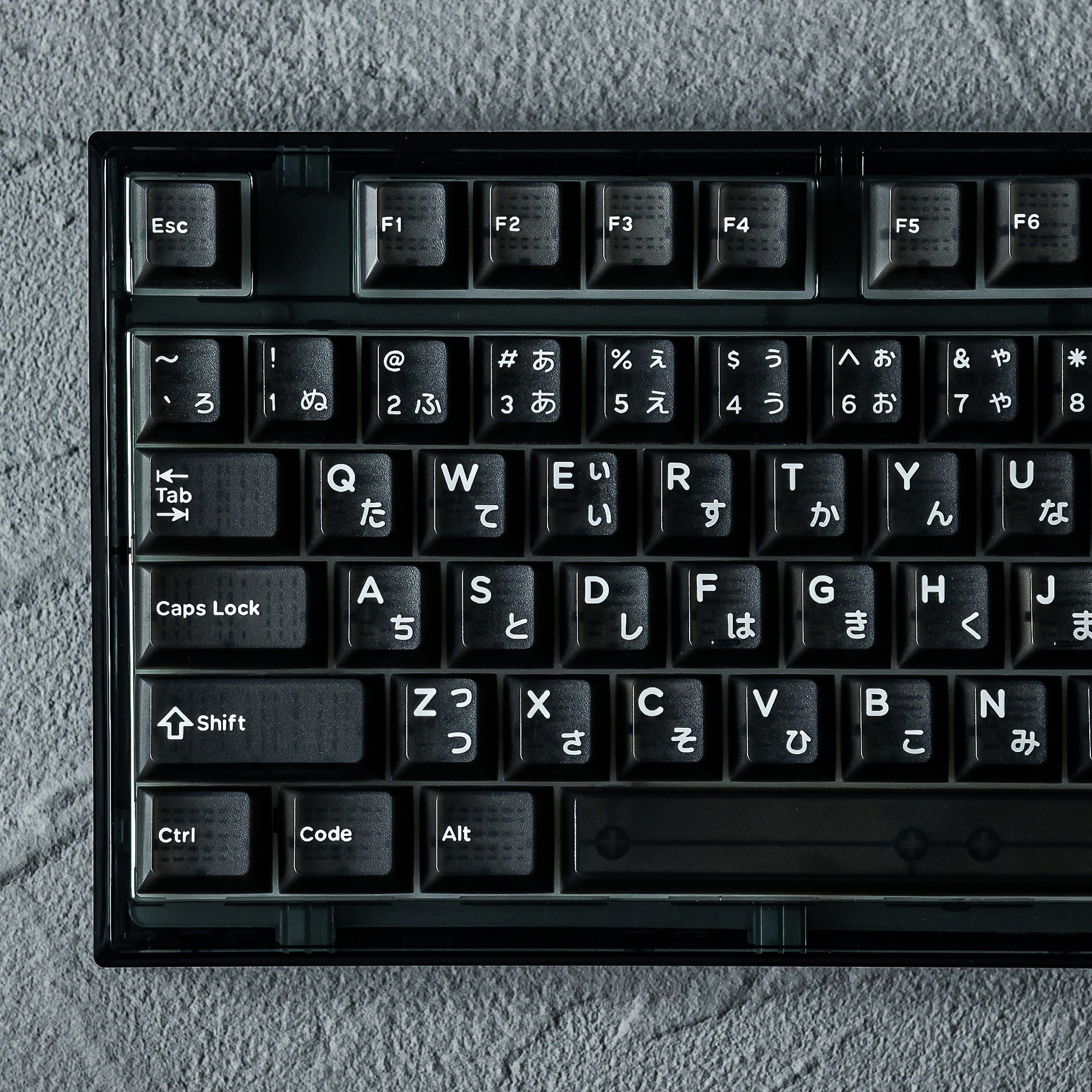 Domikey Obsidian WOB Cherry Keycaps-Chosfox