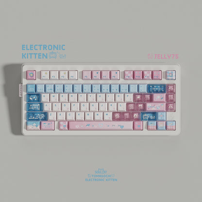 Chosfox & Soulcat Electro Meow Artisan Keycap Set