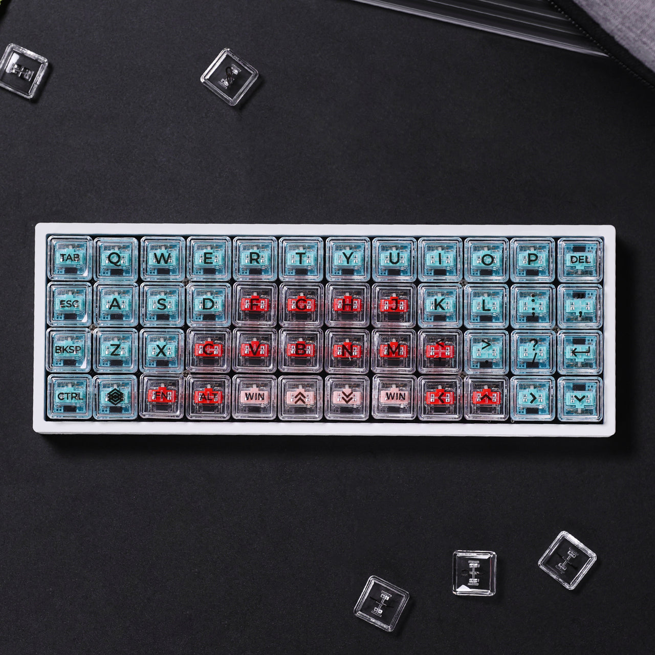 Chosfox CFX-Alpha Crystal Keycap Set