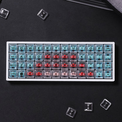Chosfox CFX-Alpha Crystal Choc V1 Keycap Set-70 Keys