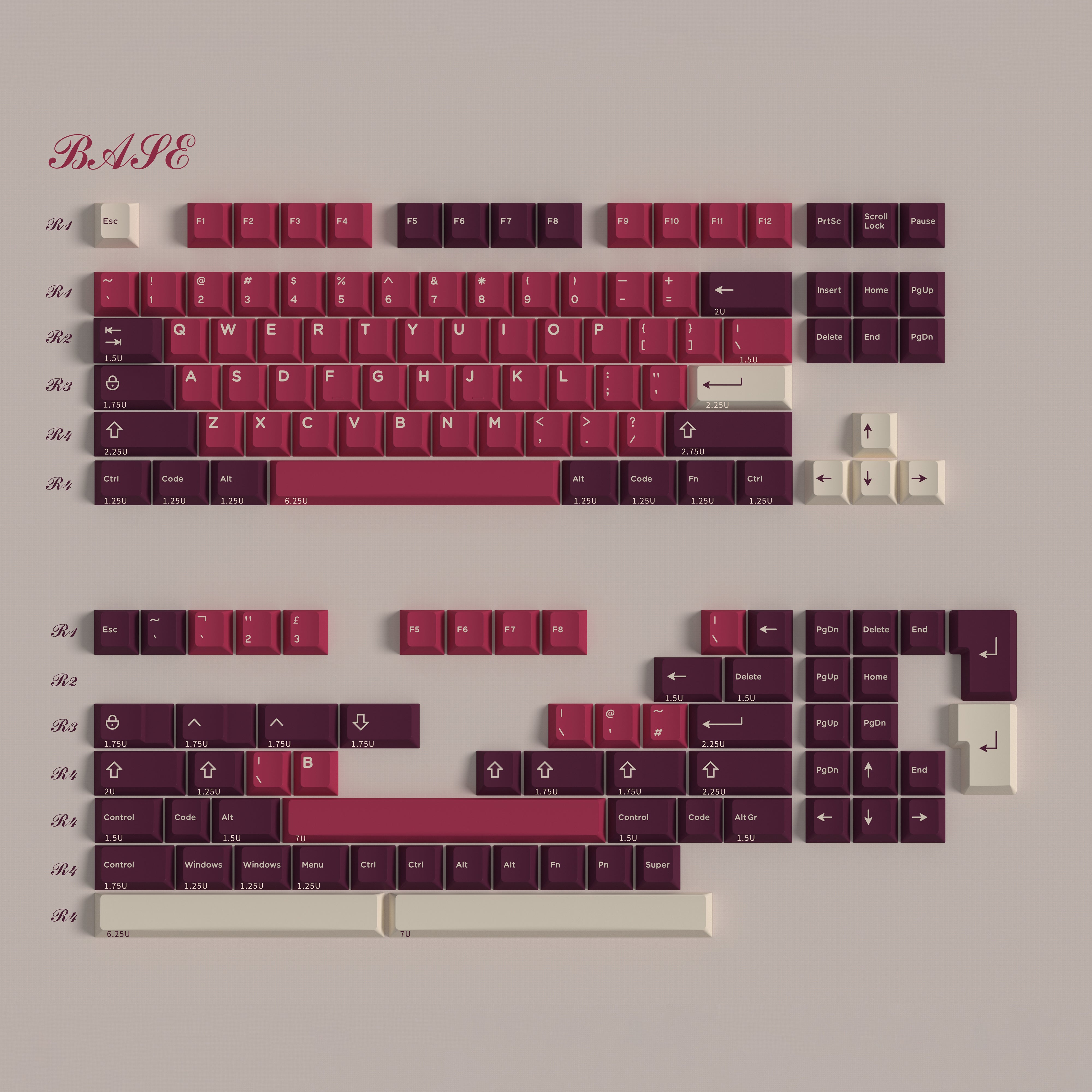 In-Stock] Zero-G Studio x Domikey | Red Velvet Keycaps