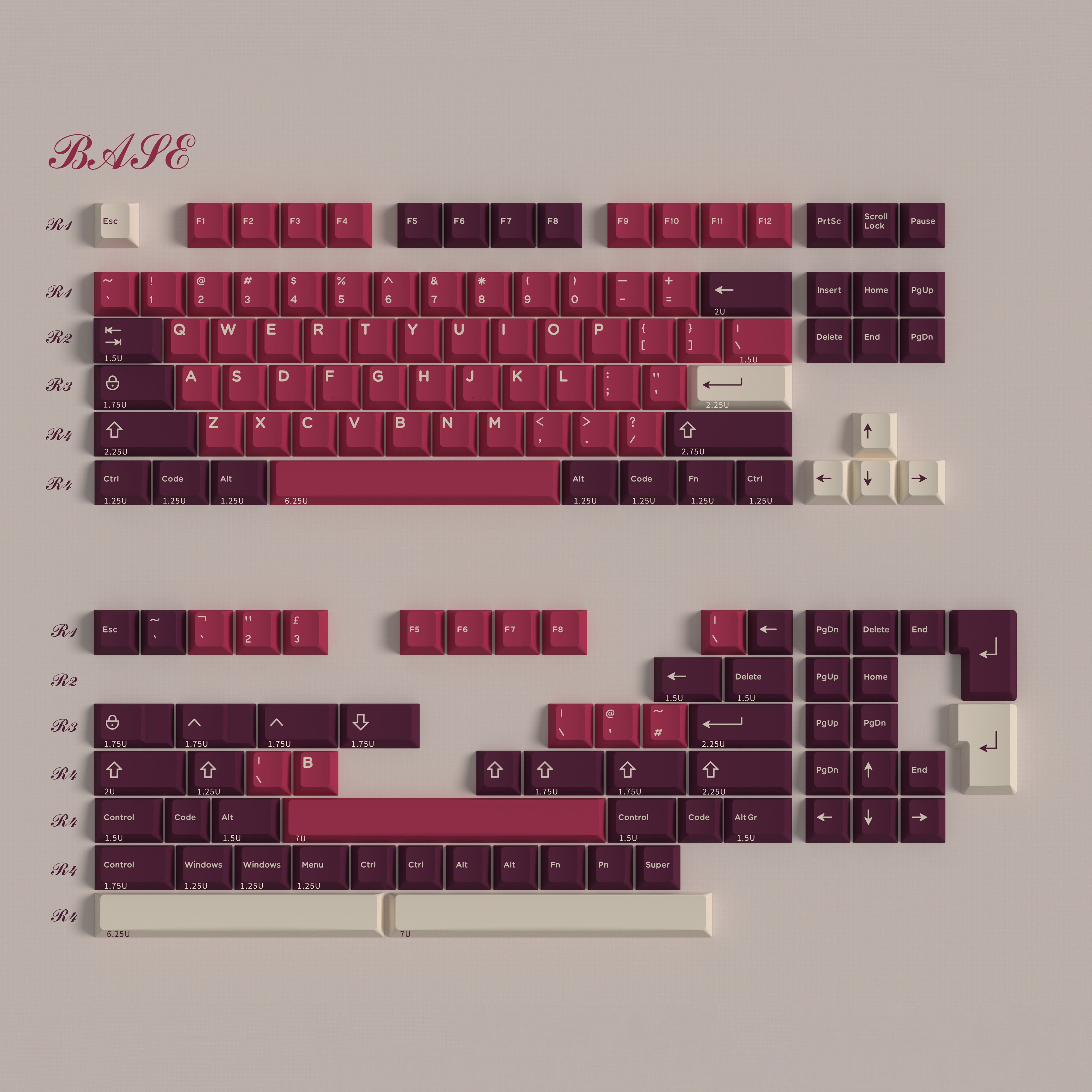 [In-Stock] Zero-G Studio x Domikey | Red Velvet Keycaps-Chosfox