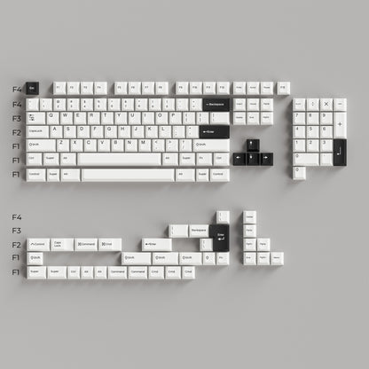 ChocFox Twilight Black  PBT Bow Keycap Set