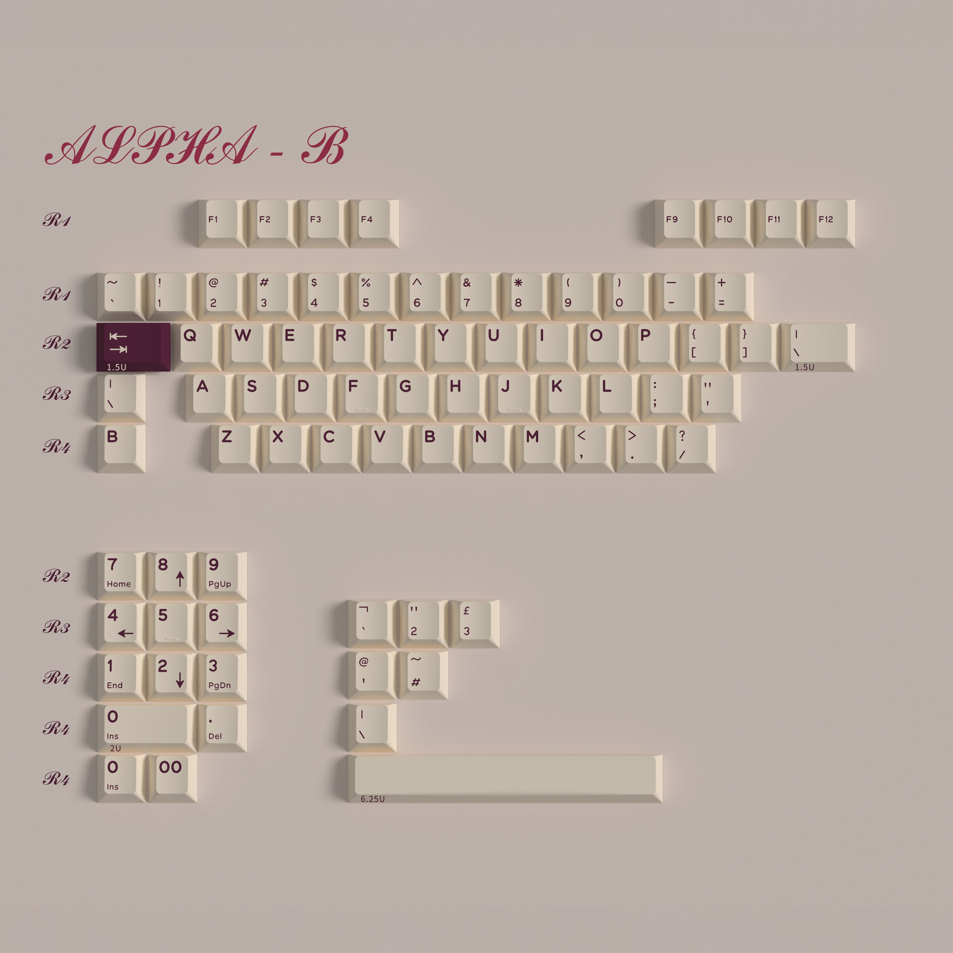 In-Stock] Zero-G Studio x Domikey | Red Velvet Keycaps – Chosfox