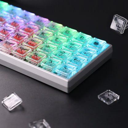 Chosfox CFX-Alpha Crystal Choc V1 Keycap Set-70 Keys