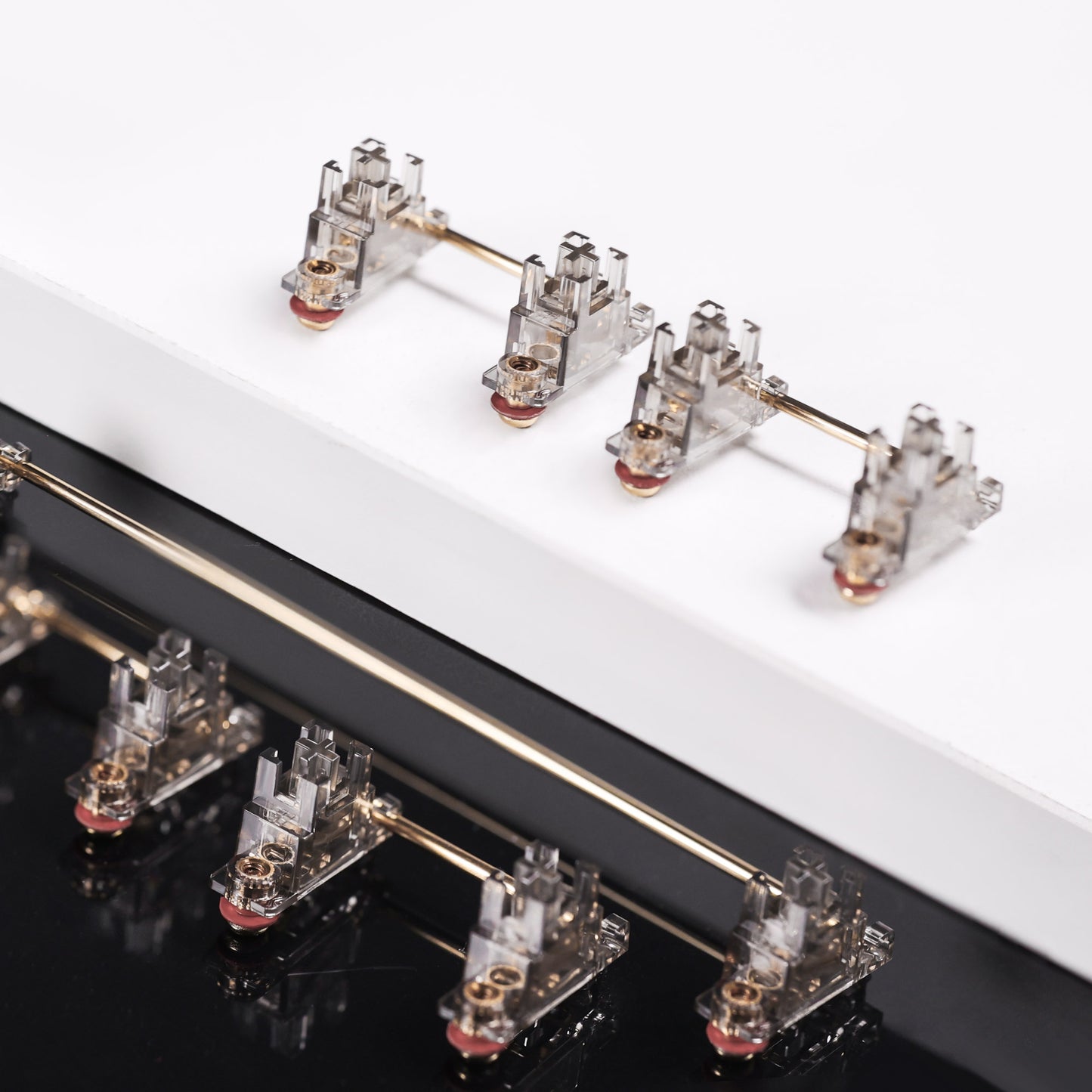 Gateron Ink V2 Pro PCB Stabilizer Black White Transparent