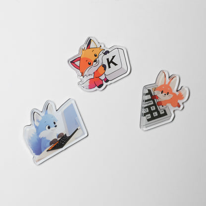 Chosfox Exclusive Stickers & Fridge Magnets Set
