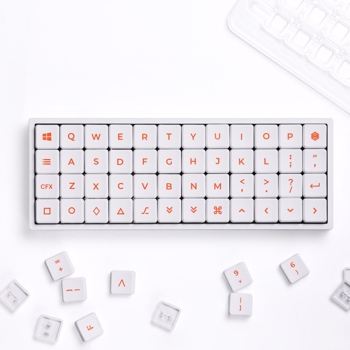 Chosfox CFX Low-profile Keycap Set for Choc V1-66 Keys（Presale）