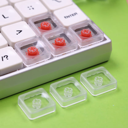 Touches de Mahjong Chosfox pour commutateurs à profil bas à tige croisée