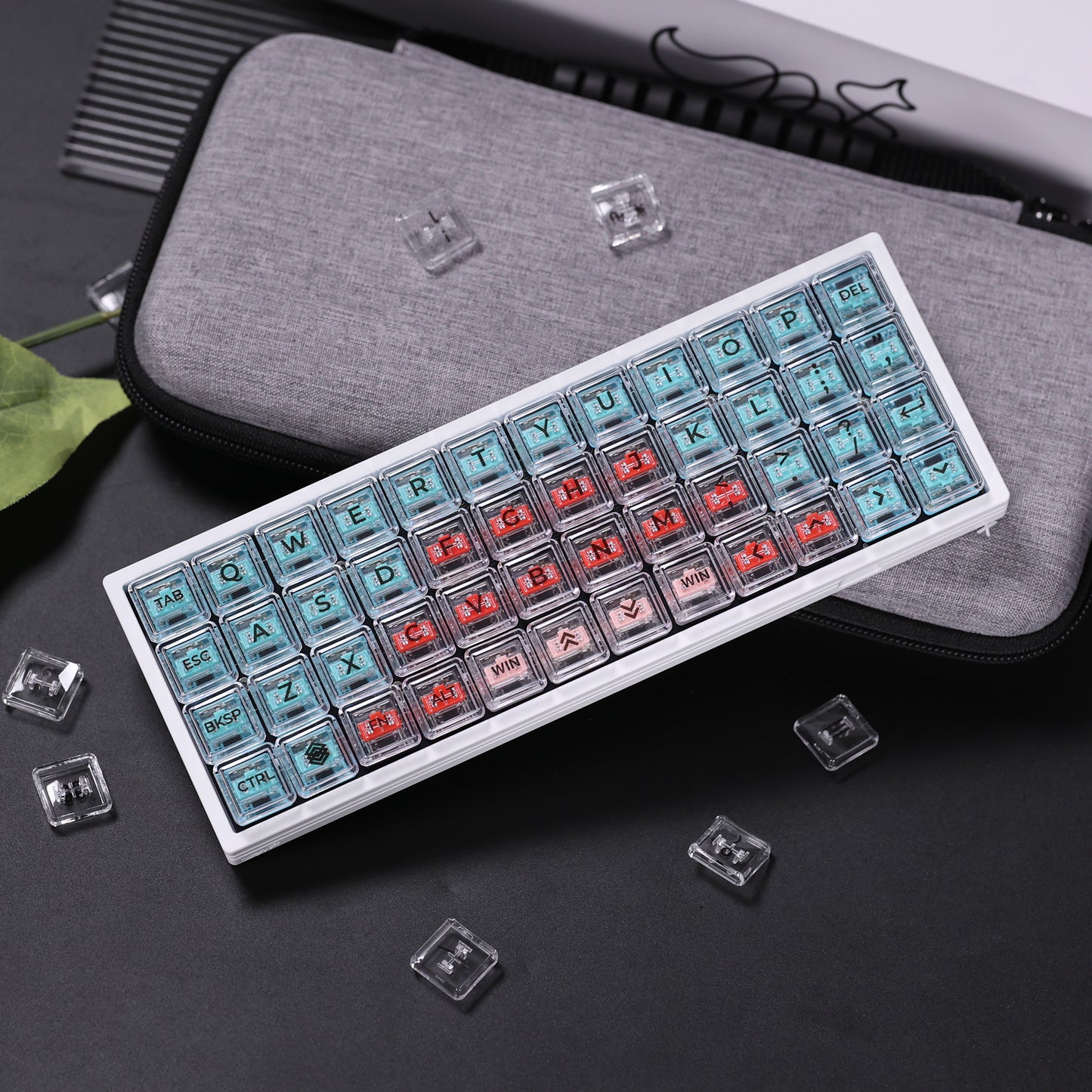 Chosfox CFX-Alpha Crystal Choc V1 Keycap Set-70 Keys