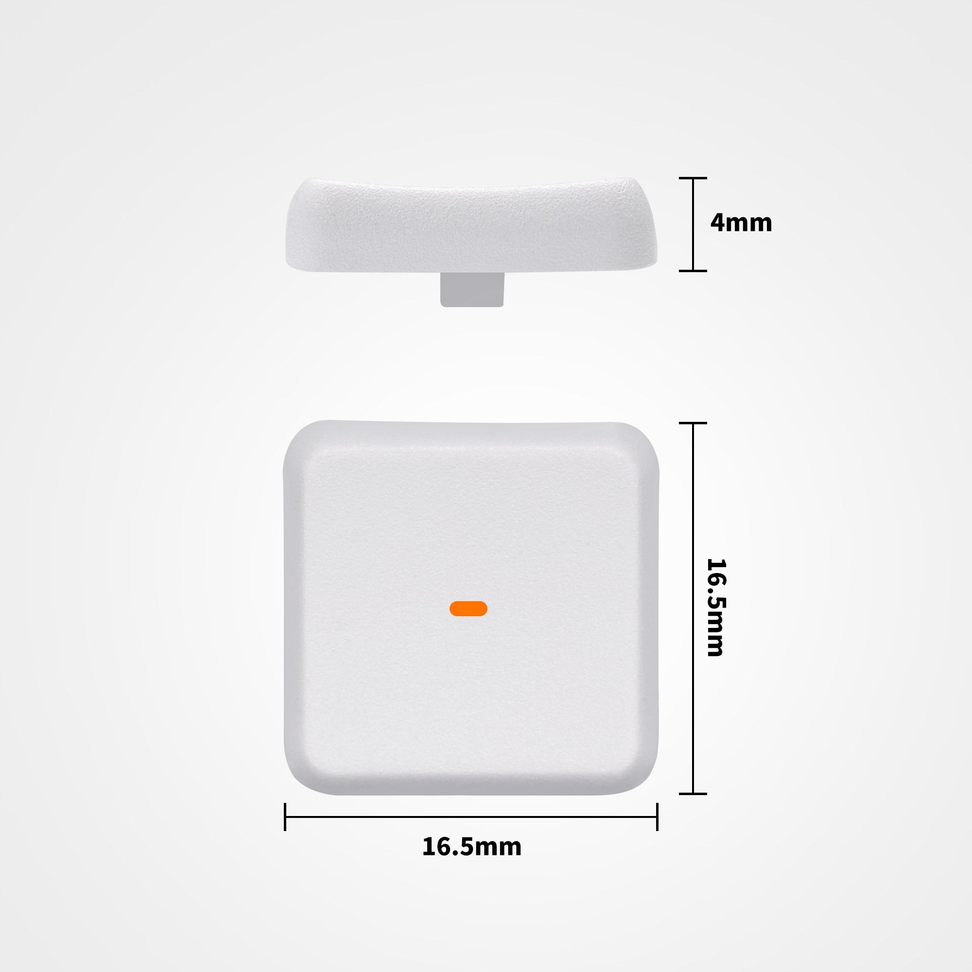 Chosfox CFX Warm White Low-profile Keycap Set – Chosfox