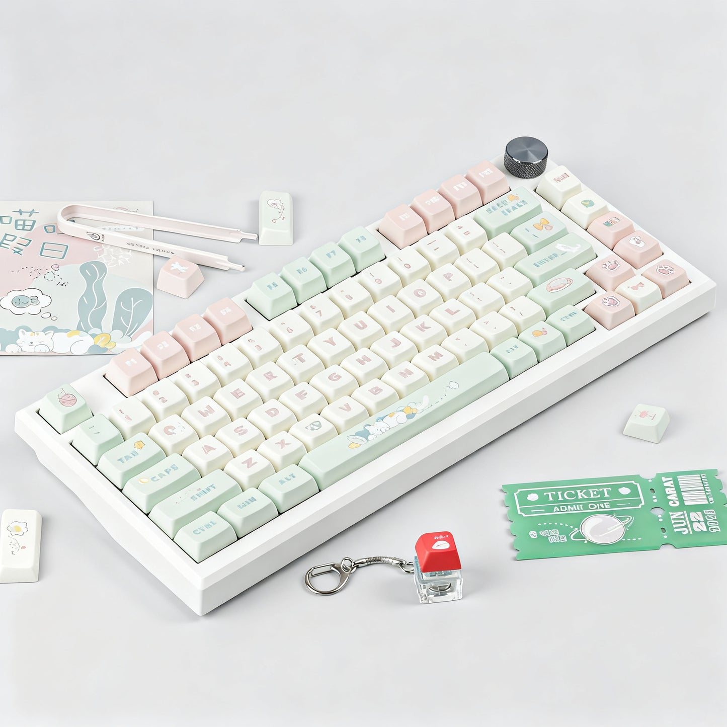 Meow Day Holiday Keycap Set-142 Keys