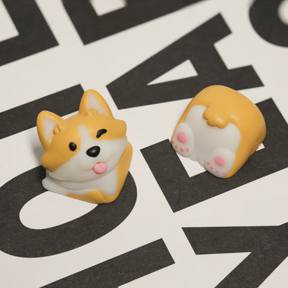 Corgi Resin Artisan Keycaps-Chosfox