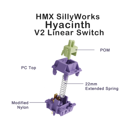 HMX SillyWorks Hyacinth V2 Linear Switch-Chosfox