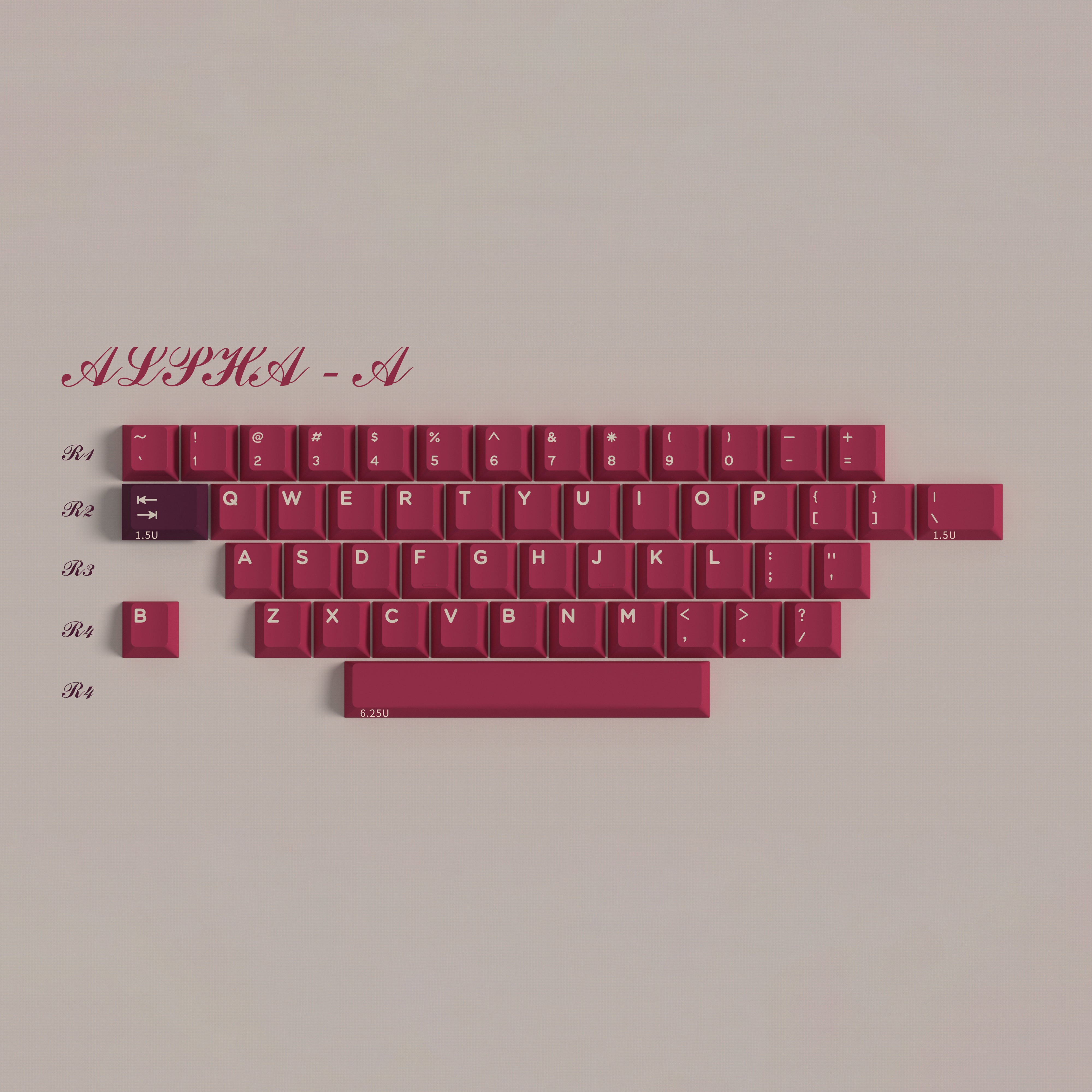 In-Stock] Zero-G Studio x Domikey | Red Velvet Keycaps – Chosfox