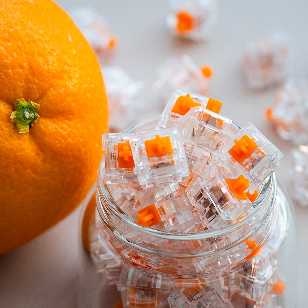 KTT Ice Orange Silent Linear Switch