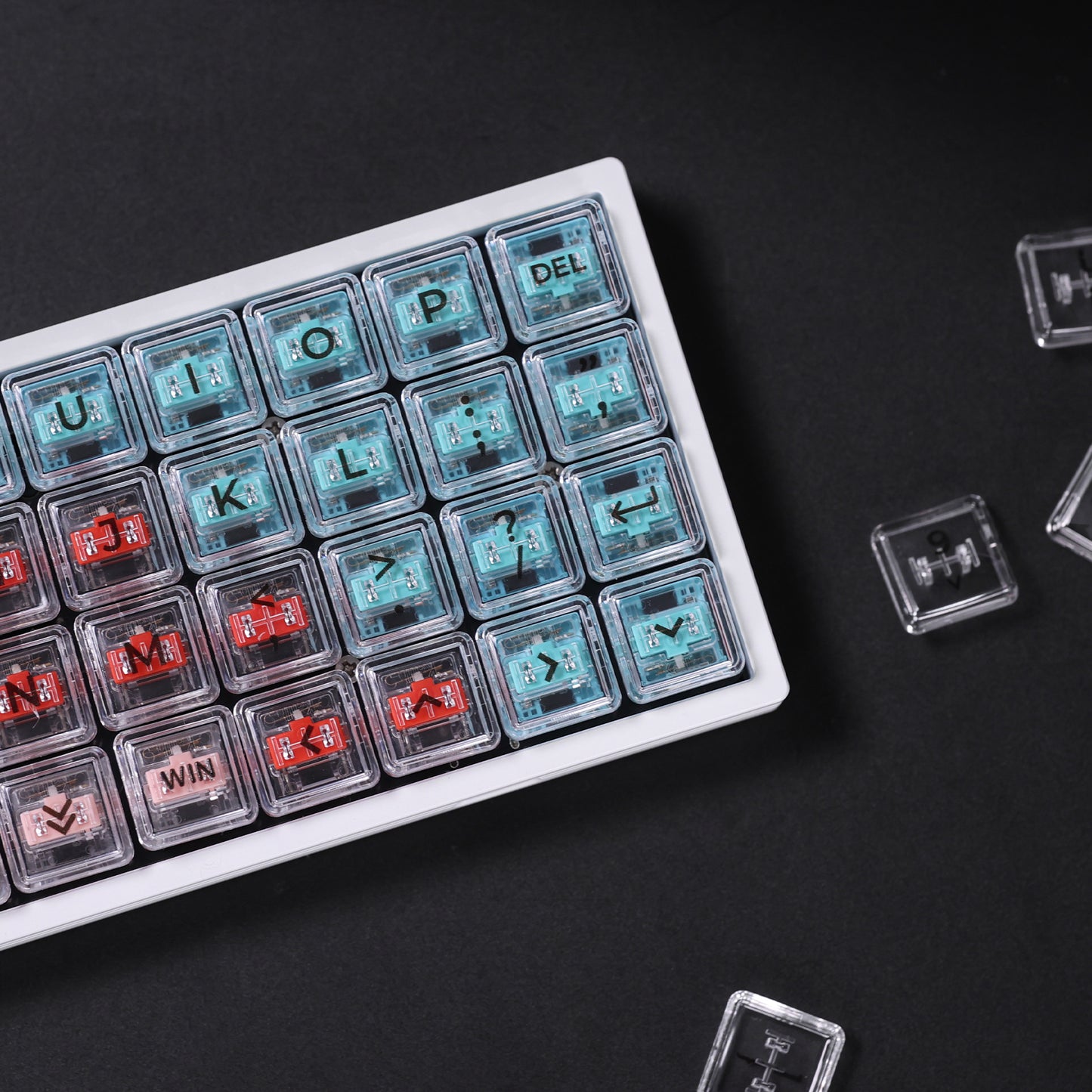 Chosfox CFX-Alpha Crystal Choc V1 Keycap Set-70 Keys