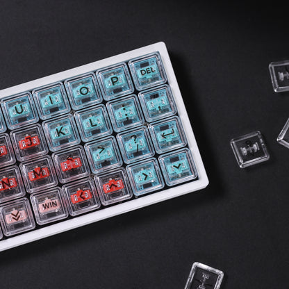 Chosfox CFX-Alpha Crystal Choc V1 Keycap Set-70 Keys